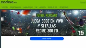 Promoción recibe 300 FD con el fútbol mexicano de Codere