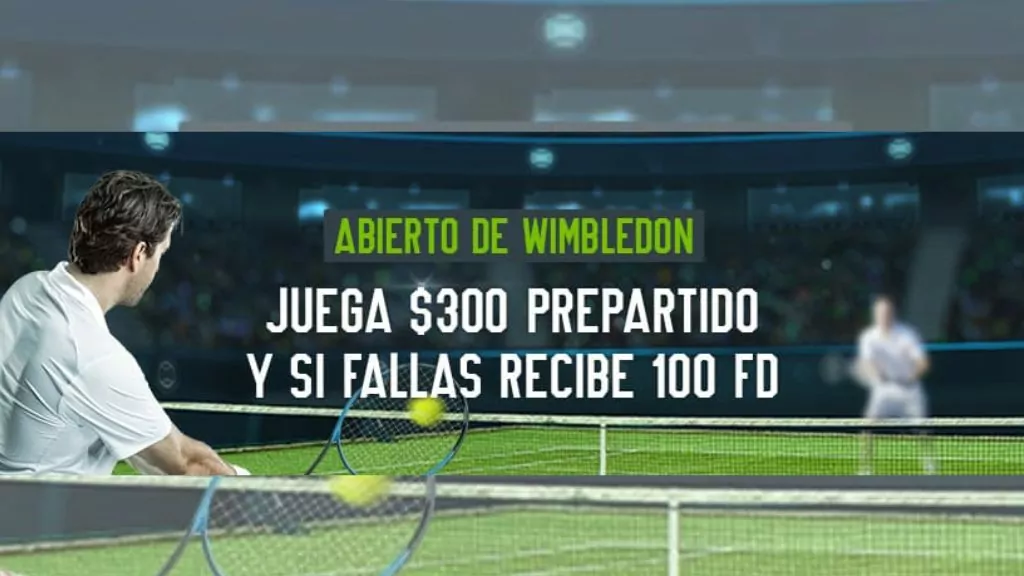 Promoción abierto de Wimbledon de Codere México
