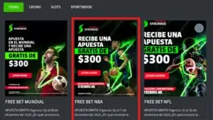 Apuesta gratis Free Bet de 300 pesos en la NBA de Strendus