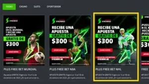 Apuesta gratis Free Bet de 300 pesos en Hockey de Strendus