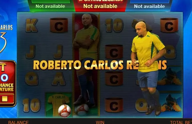 Giros gratis en la slot Roberto Carlos de Codere México