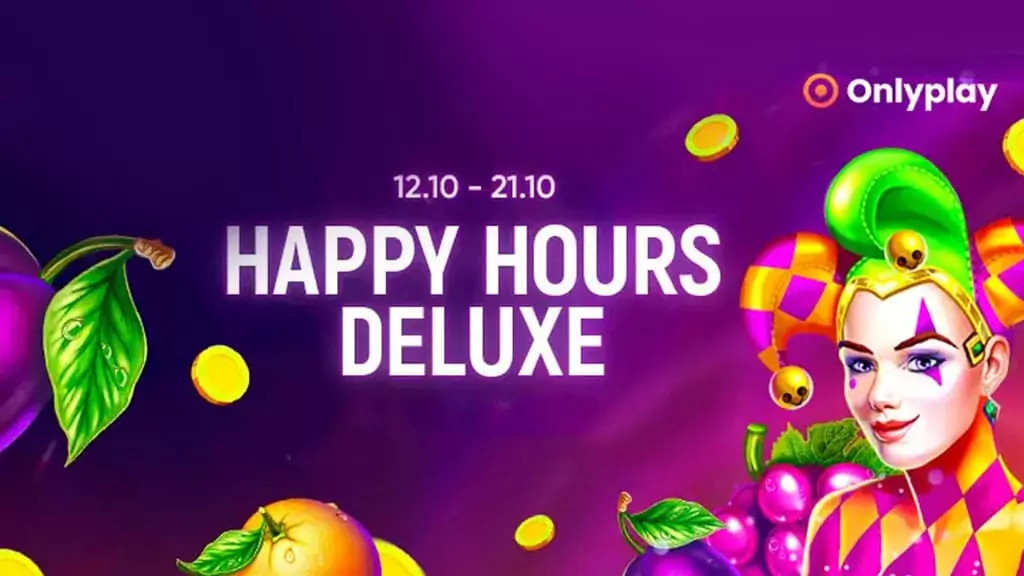 Gana con los slots en Happy Hours Deluxe de Betwinner