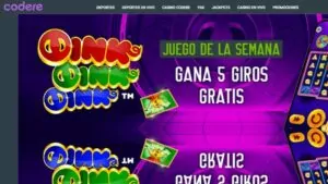 Gana giros gratis con oink oink oink de Codere mayo 2024